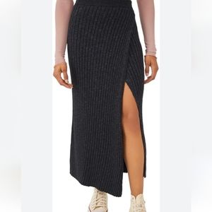 Free People Emerald Green Maxi Skirt